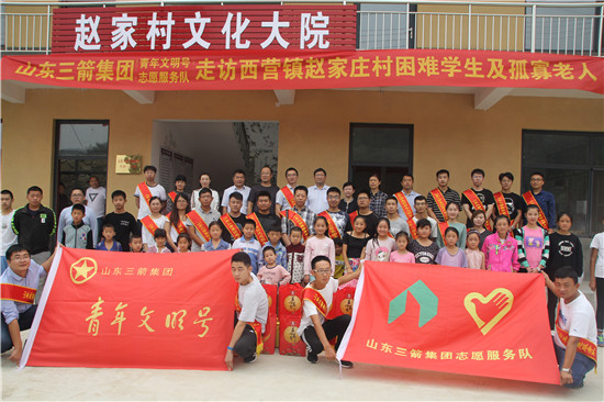 william威廉中文官网青年文明号开展结对帮扶困难学生及孤寡老人活动
